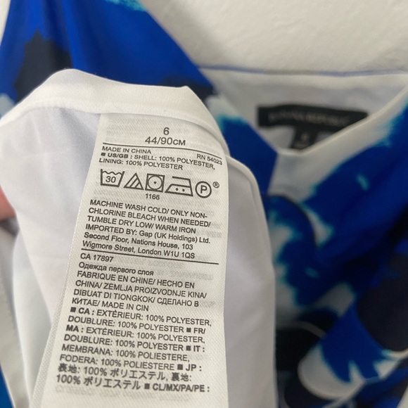 Banana Republic Watercolor Floral Maxi, Size 6 - Picture 7 of 8